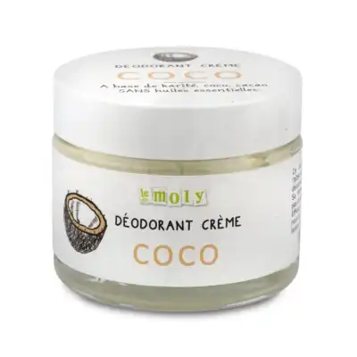 Le Moly Déodorant Coco Bio et Naturel Pot/50ml