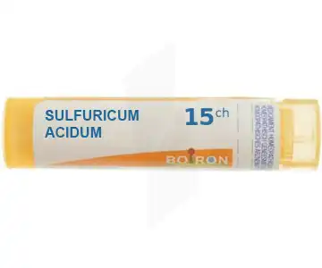 Boiron Sulfuricum Acidum 15ch Granules Tube De 4g