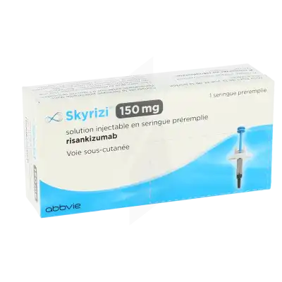 Skyrizi 150 Mg, Solution Injectable En Seringue Préremplie à LIEUSAINT