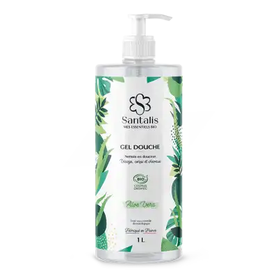 Santalis Dermo Gel Douche Aloe Vera Bio Fl Pompe/1l à LA ROCHE SUR YON