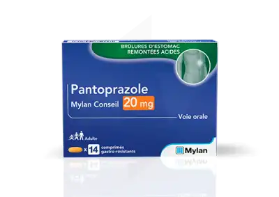Pantoprazole Mylan Conseil 20 Mg, Comprimé Gastro-résistant à SAINT-PRIEST