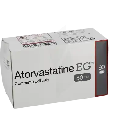 Atorvastatine Eg Labo 80 Mg, Comprimé Pelliculé à Auterive