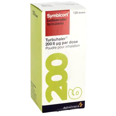Symbicort Turbuhaler 200 Microgrammes/6 Microgrammes Par Dose, Poudre Pour Inhalation à Ris-Orangis