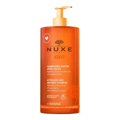 Nuxe Sun Shampooing Douche Après-soleil Corps Cheveux Fl Pompe/750ml à MONTEUX
