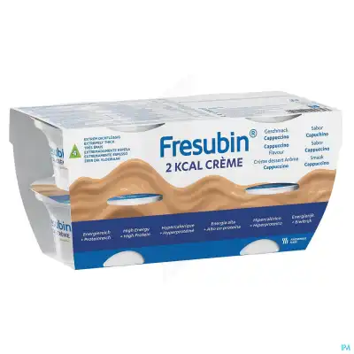 Fresubin 2 Kcal Crème Nutriment Cappuccino 4pots/125g à VIC-FEZENSAC