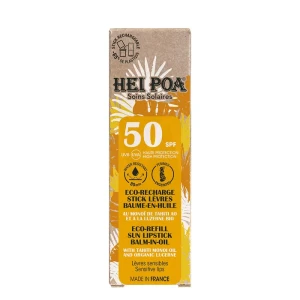 Hei Poa Monoi Solaire Ao Spf50 Stick Lèvres Baume En Huile Eco-recharge/4g