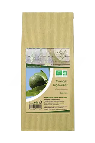 Laboratoire Altho Oranger Bigaradier écorces Bio, Plante Sèche, Ecorce 60g