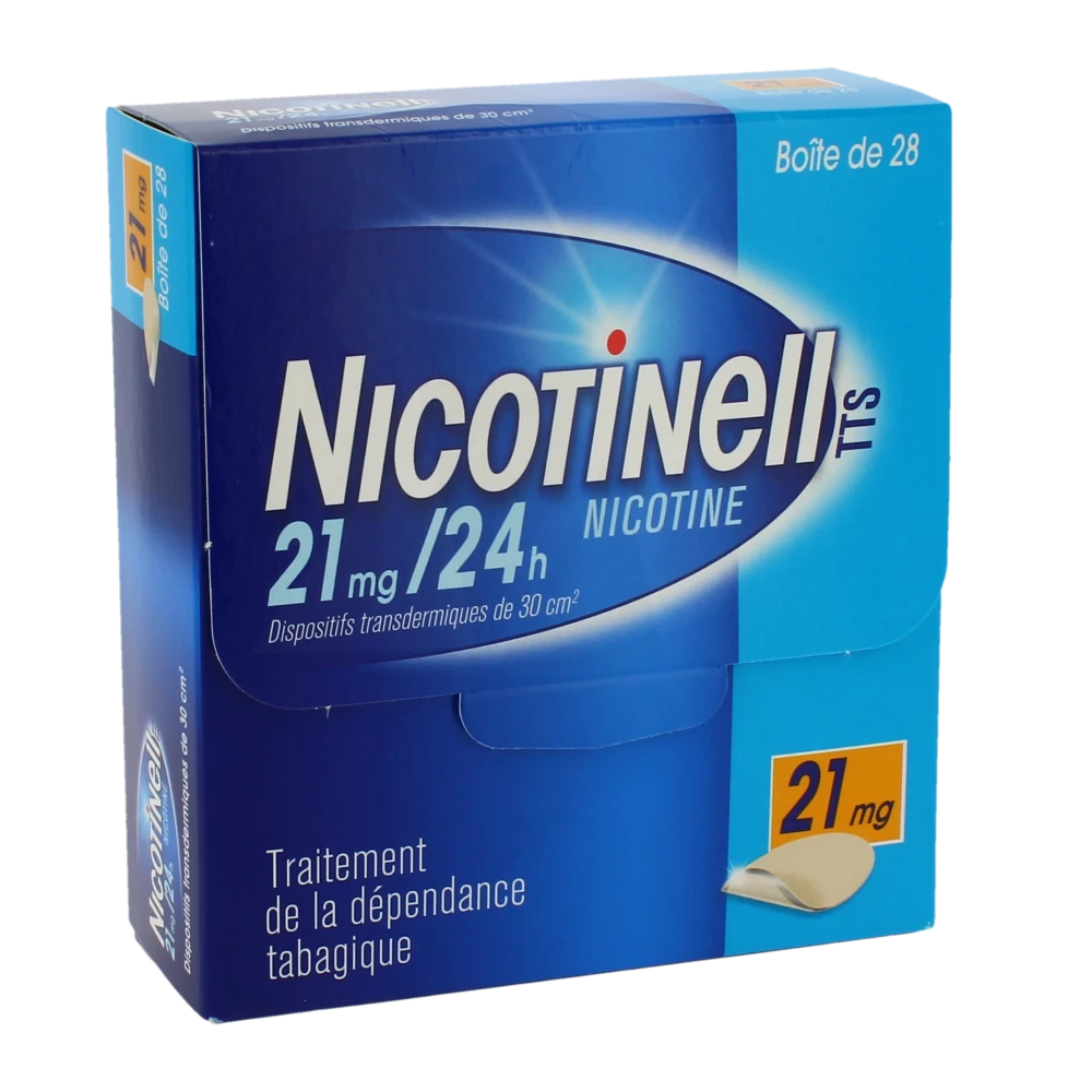 Nicotinell Tts 21 Mg/24 H, Dispositif Transdermique