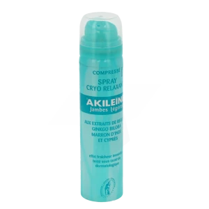 Akileine Spray Cryo Relaxant Jambes Légères Aéros/75ml