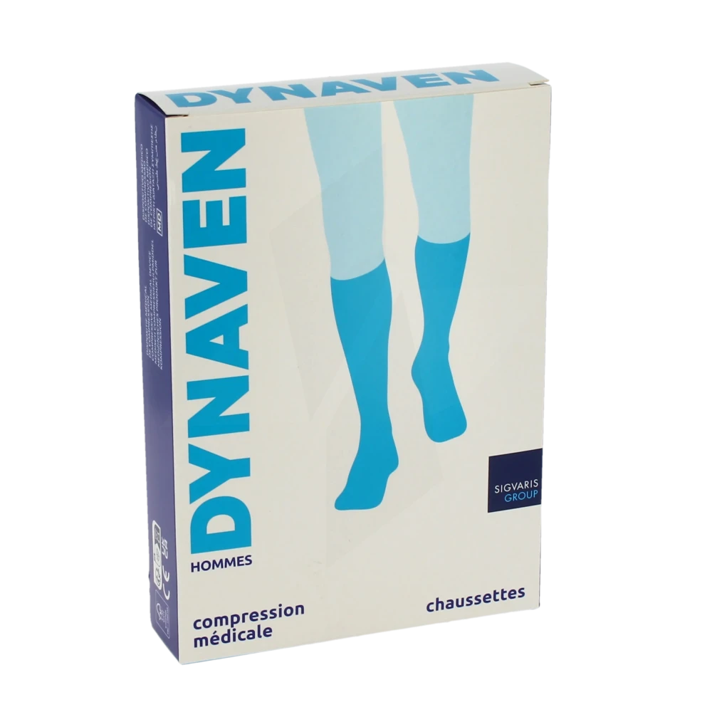 Dynaven Fin Chaussettes  Homme Classe 2 Gris Small Normal