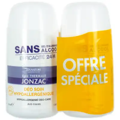 Jonzac Eau Thermale Lot 2 Déodorants Soin 2x50ml à ST-PIERRE-D'OLERON