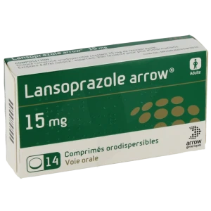 Lansoprazole Arrow 15 Mg, Comprimé Orodispersible