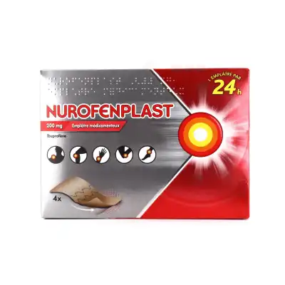 Nurofenplast 200 Mg Emplâtres Médicamenteux 4 Sachets à MIRAMONT-DE-GUYENNE