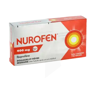 Nurofen 400 Mg, Comprimé Enrobé à Paris