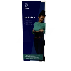 Lombaskin Ceinture Lombaire Noir BleutÉ H21cm T2