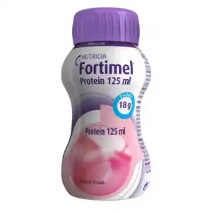 Fortimel Protein Nutriment Fraise 4 Bouteilles/125 Ml à Angers