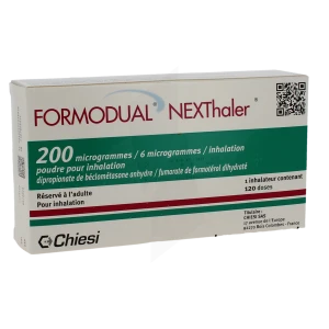 Formodual Nexthaler 200 Microgrammes/6 Microgrammes Par Inhalation, Poudre Pour Inhalation