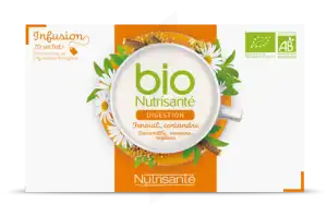 Acheter Nutrisanté Infusions Bio Tisane Digestion 20 Sachets à Bourg-lès-Valence