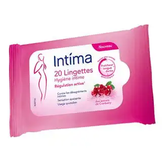 Intima Gyn'expert Lingettes Cranberry Paquet/20