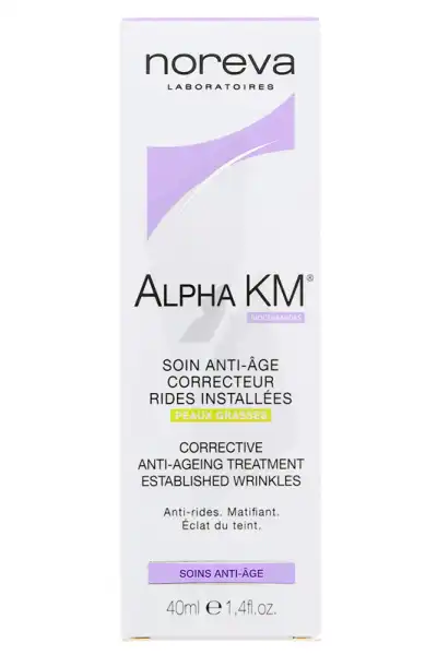 Alpha Km Cr Soin Anti-Âge Peau Grasse Correc Ride IntallÉe T/40ml