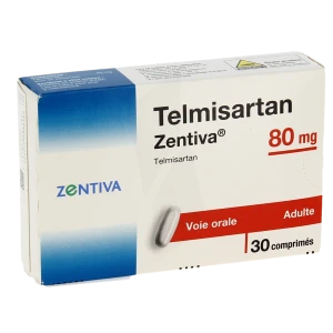 Telmisartan Zentiva 80 Mg, Comprimé