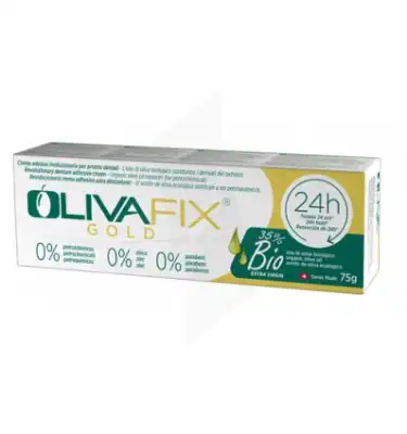 Olivafix Gold Crème Fixative Pour Appareil Dentaire 75g à DIJON