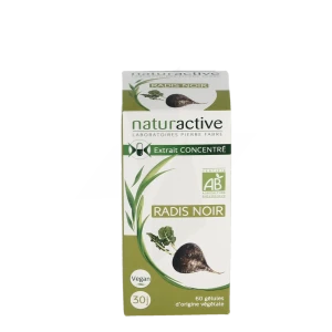 Naturactive Phytotherapie Radis Noir Bio Gél Pilulier/60