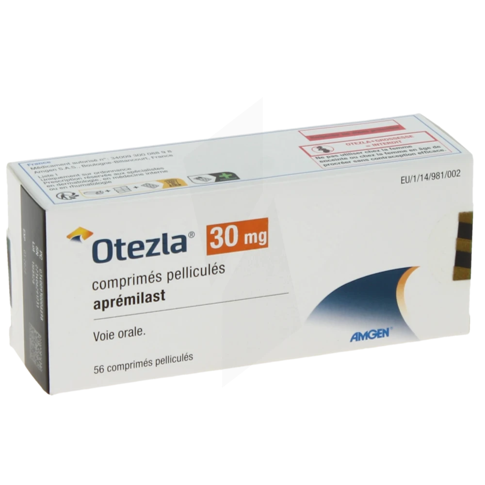 Otezla 30 Mg, Comprimé Pelliculé
