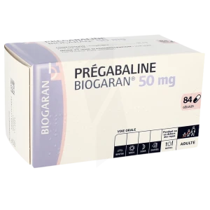 Pregabaline Biogaran 50 Mg, Gélule