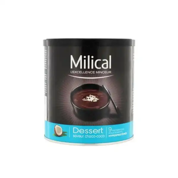 Milical Hyperproteine Pdr Pour Dessert Chocolat Coco Pot/500g