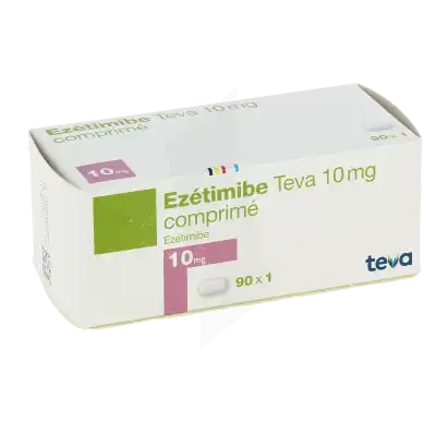 Ezetimibe Teva 10 Mg, Comprimé à Nice