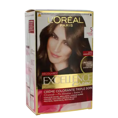 Excellence Crème colorante triple soin 5 Châtain Clair