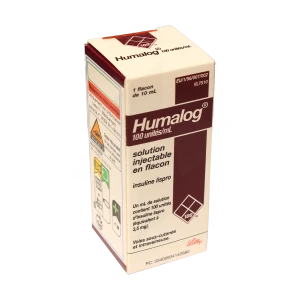 Humalog 100 Ui/ml, Solution Injectable En Flacon