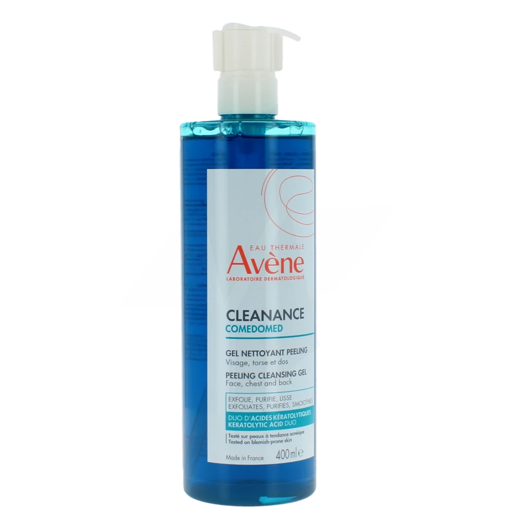Avene Cleanance Gel Nettoyant Peeling Flacon Pompe De 400 Ml