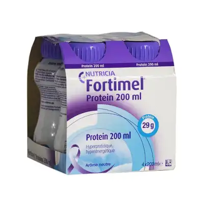 Fortimel Protein Sensation Nutriment Neutre 4 Bouteilles/125ml à Savenay