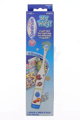 Kid's Spinbrush My Way Brosse A Dents Electrique Bleu à RUMILLY
