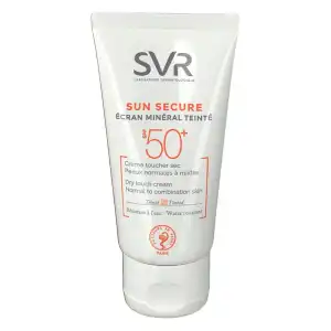 Svr Sun Secure Spf50+ Crème écran Minéral Teinté Peau Normale Ou Mixte T/50ml à BIGANOS