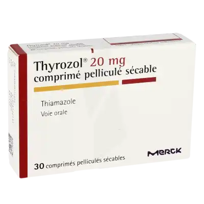 Thyrozol 20 Mg, Comprimé Pelliculé Sécable à CUISERY
