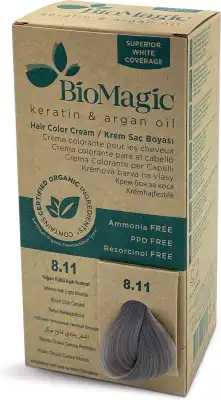 Lcdt Biomagic Hair Color Cream Kit Blond Clair Cendré 8.11 à BIGANOS