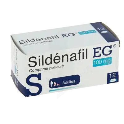 Sildenafil Eg 100 Mg, Comprimé Pelliculé à Clamart
