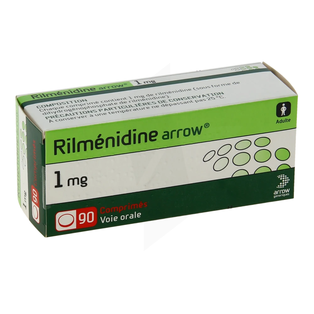 Rilmenidine Arrow 1 Mg, Comprimé