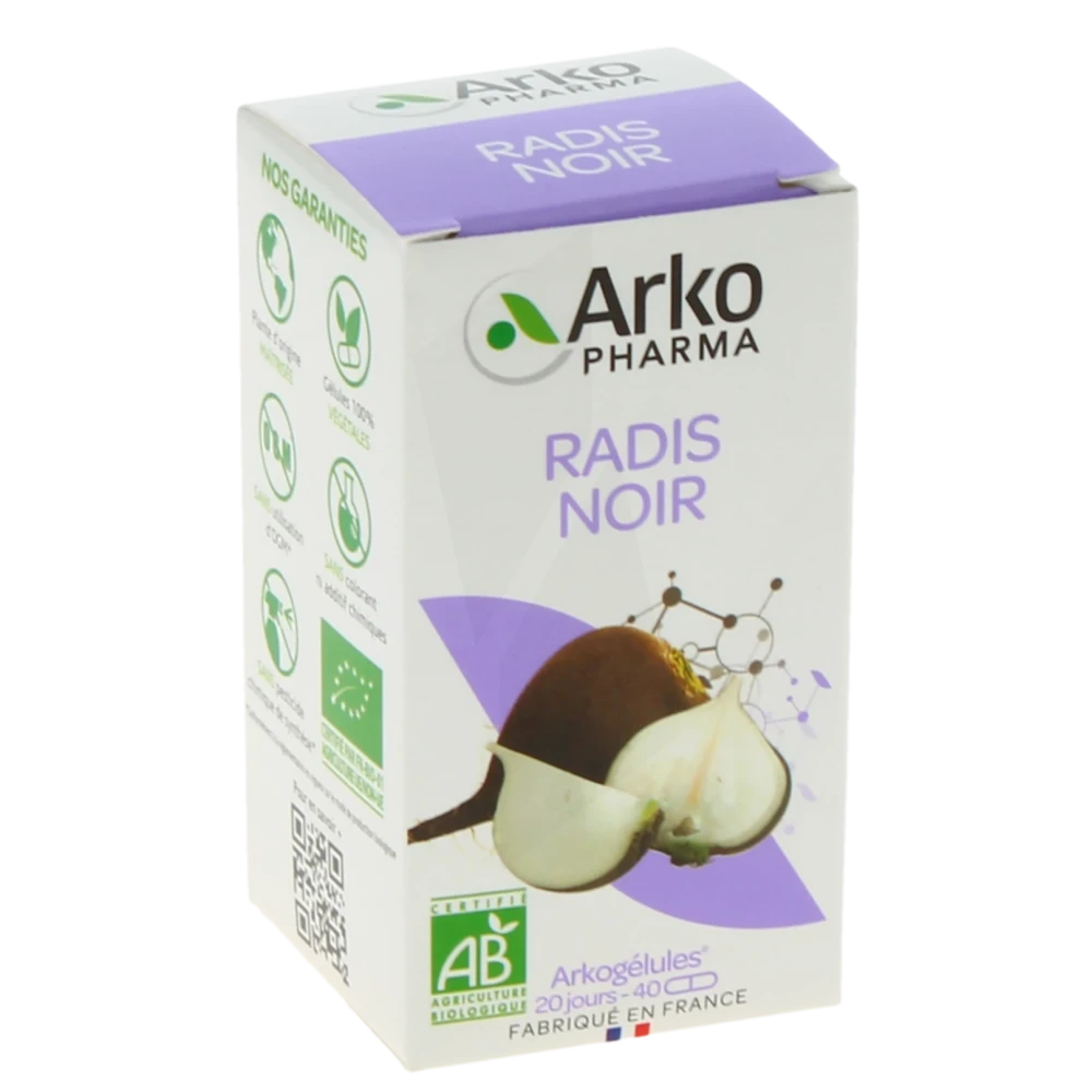 Arkogélules Radis Noir Bio Gélules Fl/40