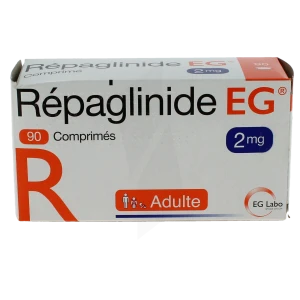 Repaglinide Eg 2 Mg, Comprimé