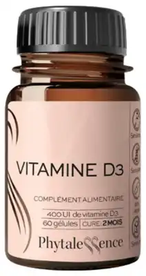 Phytaless Vitamine D3 Gélules B/60 à Bouc-Bel-Air