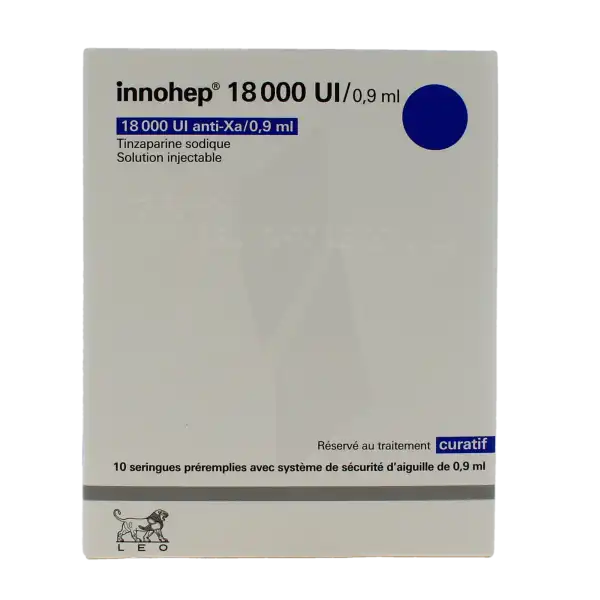Innohep 18 000 Ui Anti-xa/0,9 Ml, Solution Injectable En Seringue Préremplie