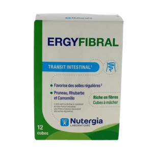 Nutergia Ergyfibral Transit Intestinal Cubes B/12