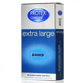 Protex Extra Large Préservatif Avec Réservoir B/12