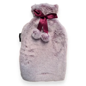 Calindoo Bouillotte Avec Housse Noeud Framboise 2l