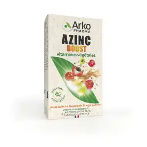 Azinc® Boost Vitamines Végétales Comprimés à Croquer B/24 à QUÉVEN