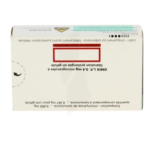 Omix Lp 0,4 Mg, Microgranules à Libération Prolongée En Gélule